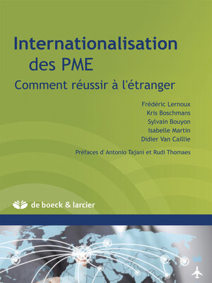 cover image of Internationalisation des PME